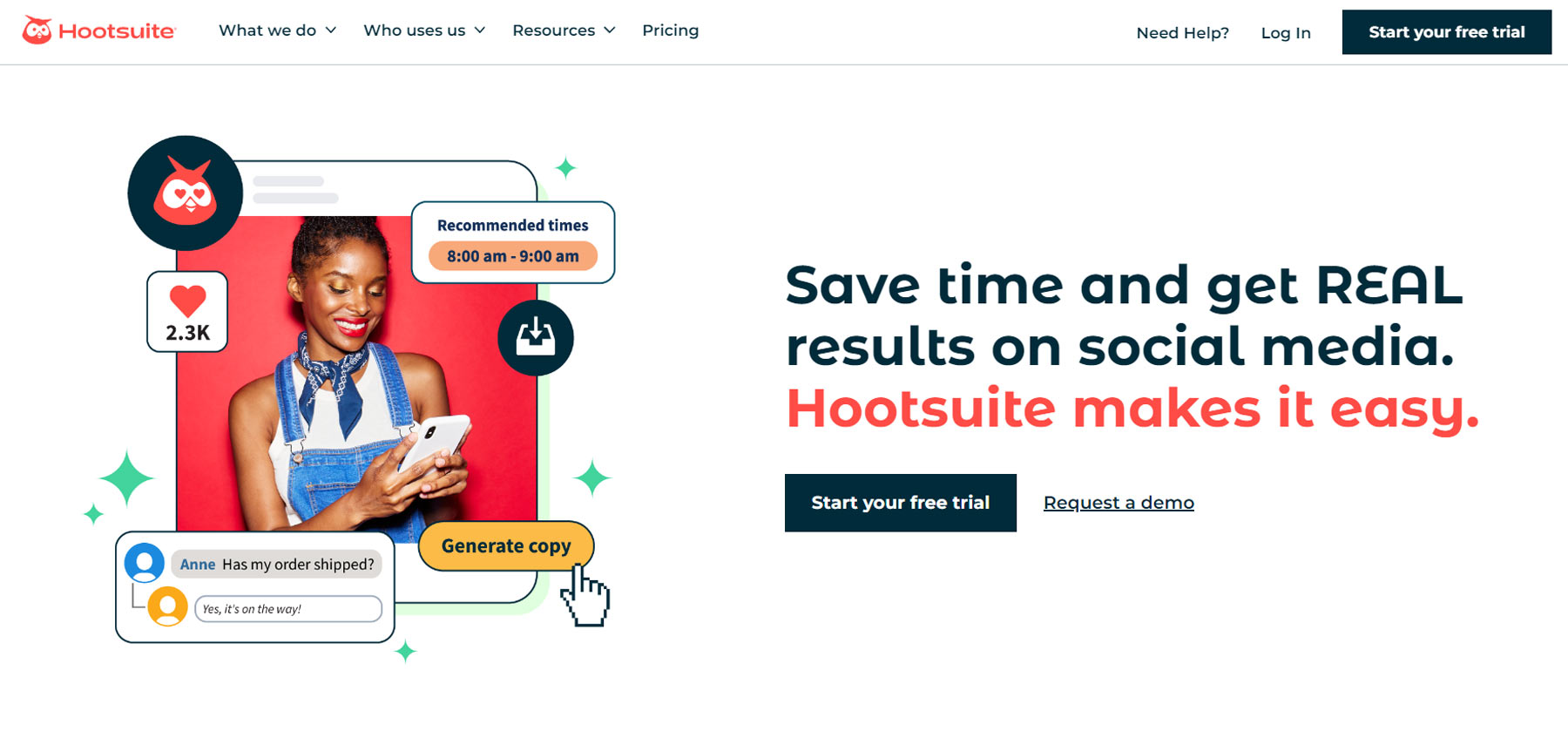 Hootsuite公式Webサイト