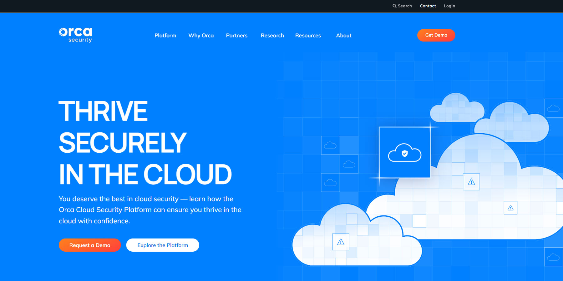 Orcaクラウドセキュリティプラットフォーム公式Webサイト