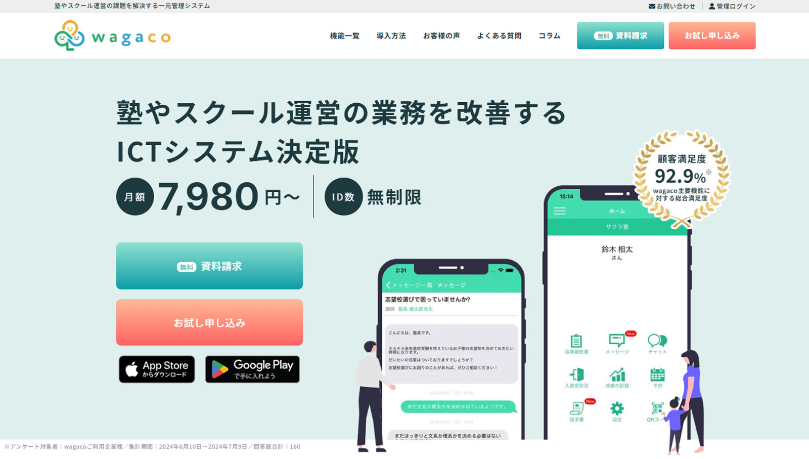 wagaco公式Webサイト