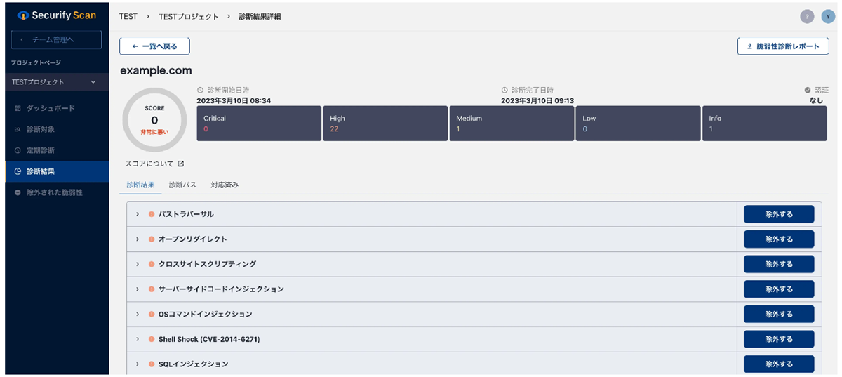 Securify Scan公式Webサイト イメージ図01