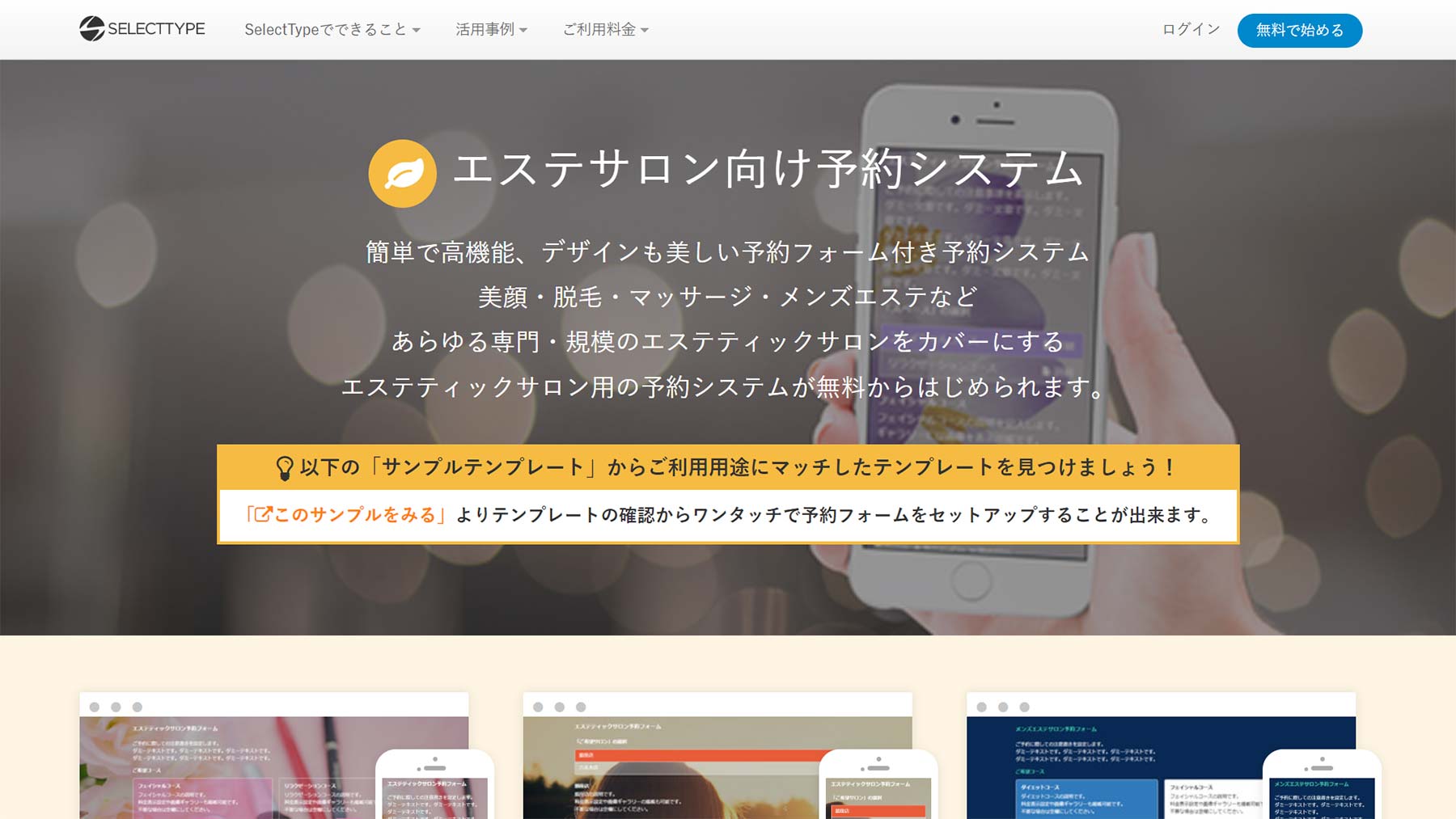 SelectType公式Webサイト