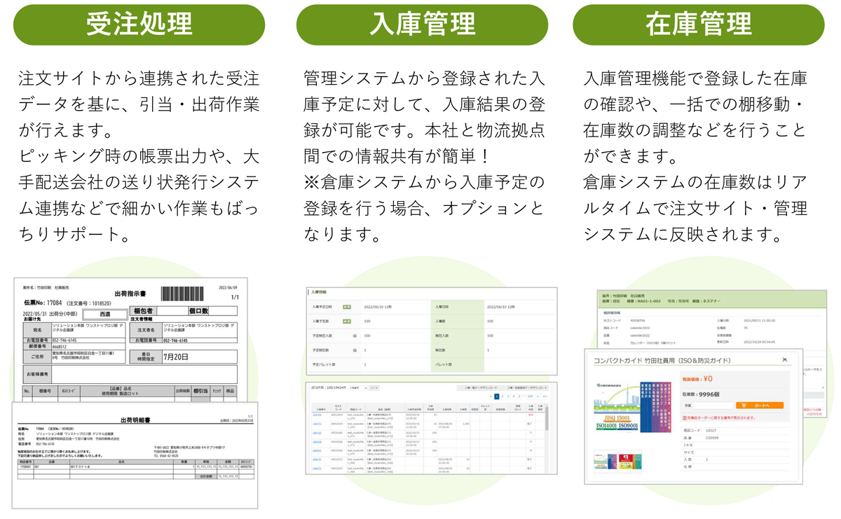 TS-BASE 【物流拠点向け】倉庫システム 基本機能紹介 イメージ