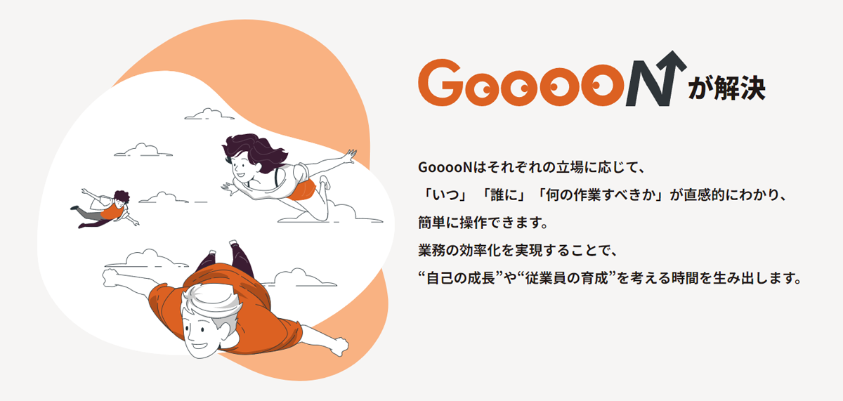 GooooNは、中小・中堅企業向けの人事評価システムです イメージ