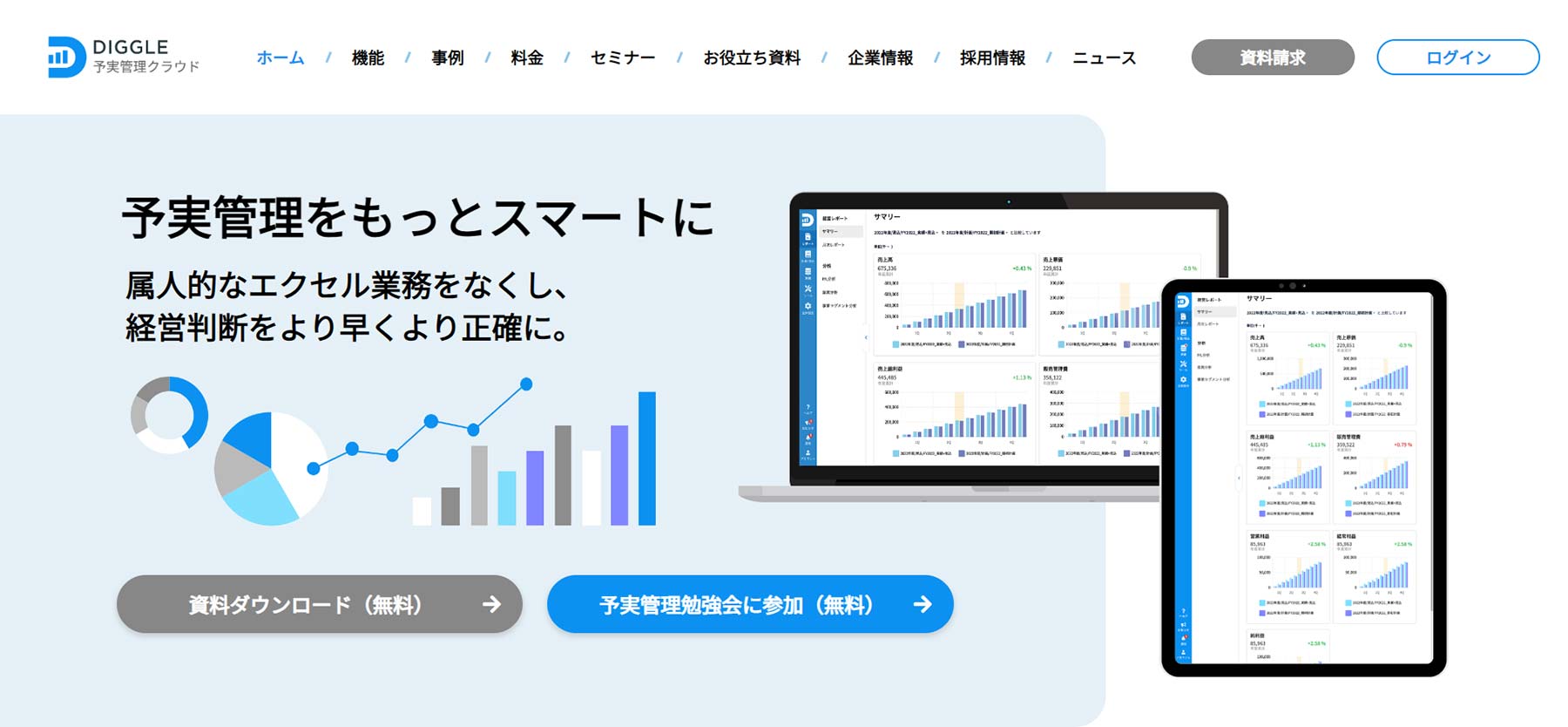 DIGGLE公式Webサイト