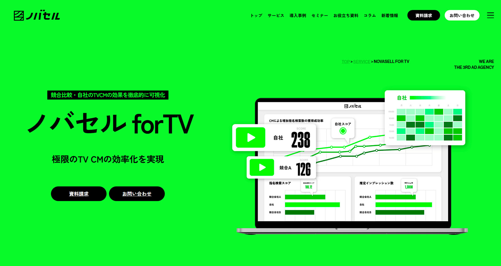 ノバセル for TV公式Webサイト