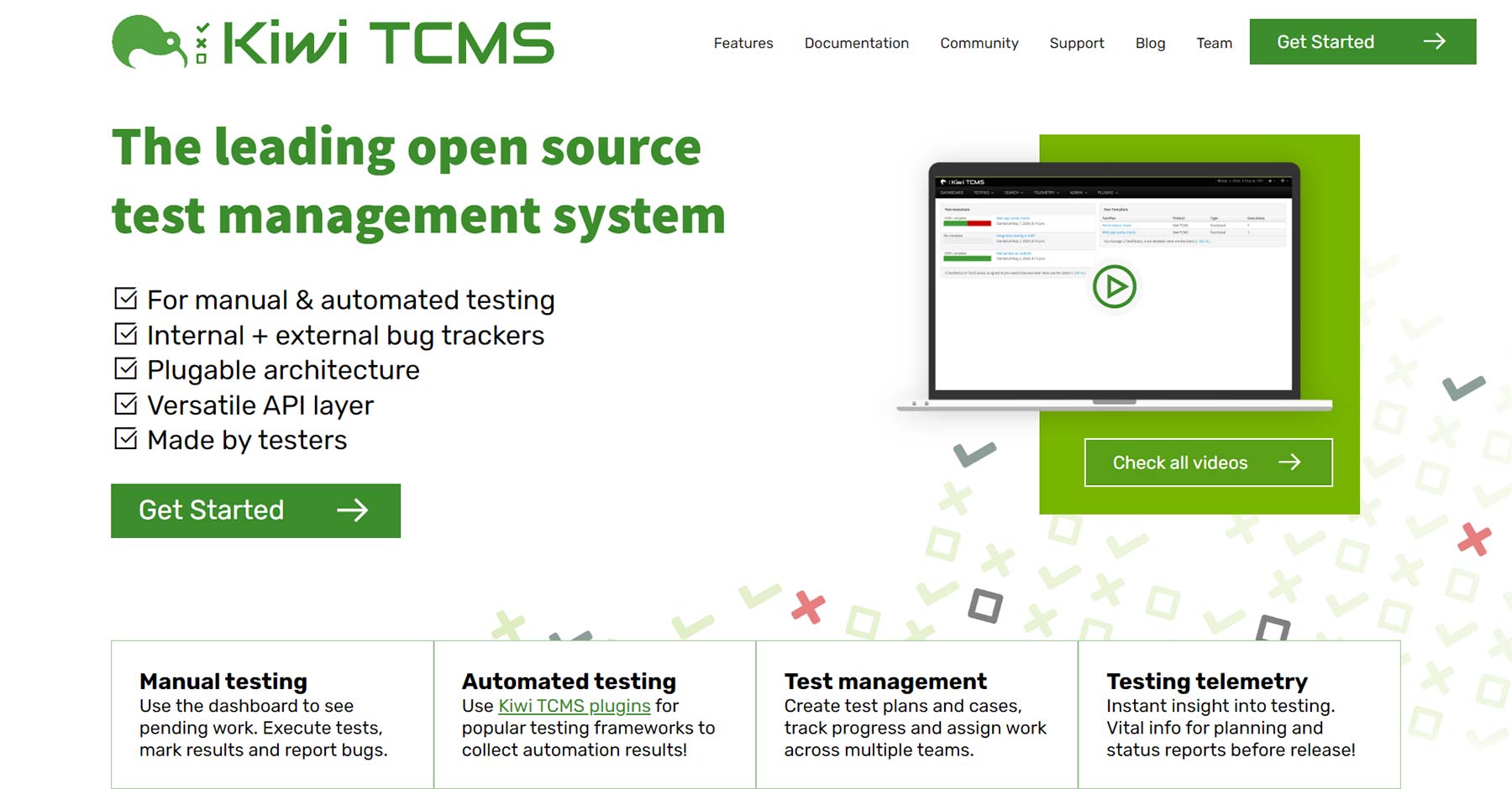 Kiwi TCMS公式Webサイト
