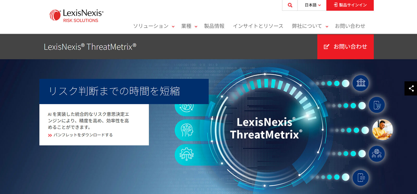 ThreatMetrix®公式Webサイト