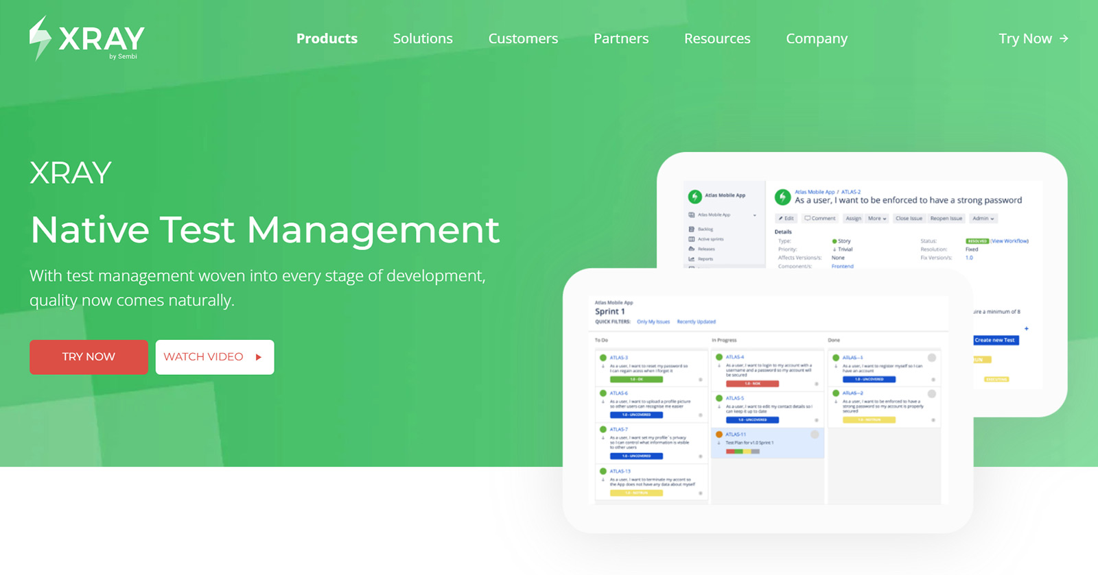 XRAY Test Management公式Webサイト
