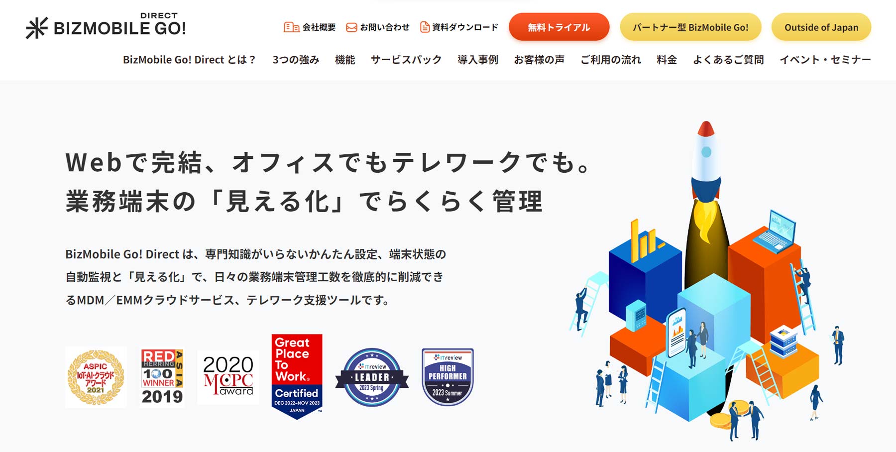 BizMobile Go! Direct公式Webサイト