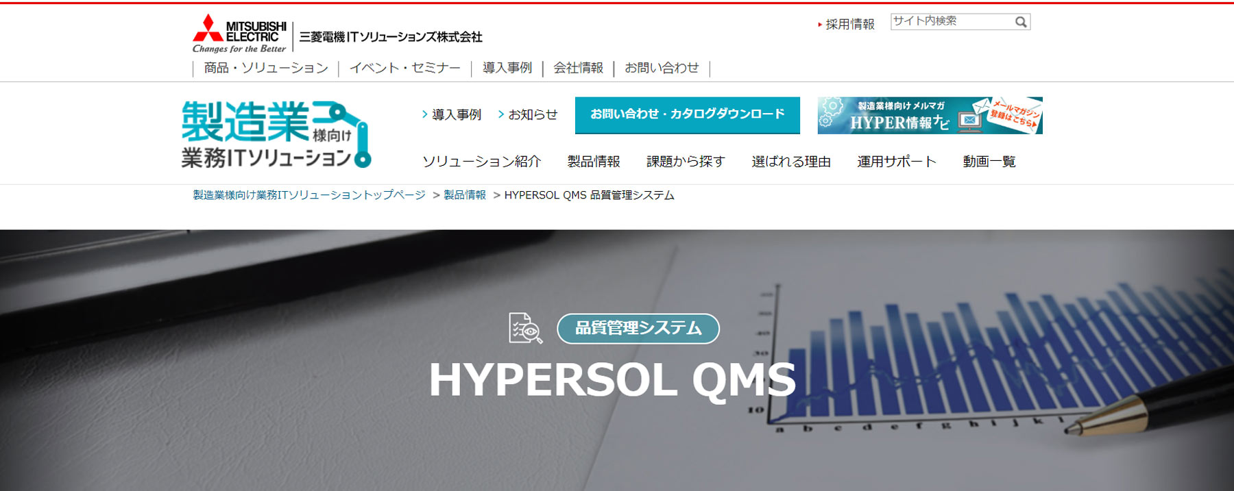 HYPERSOL QMS 品質管理システム公式Webサイト