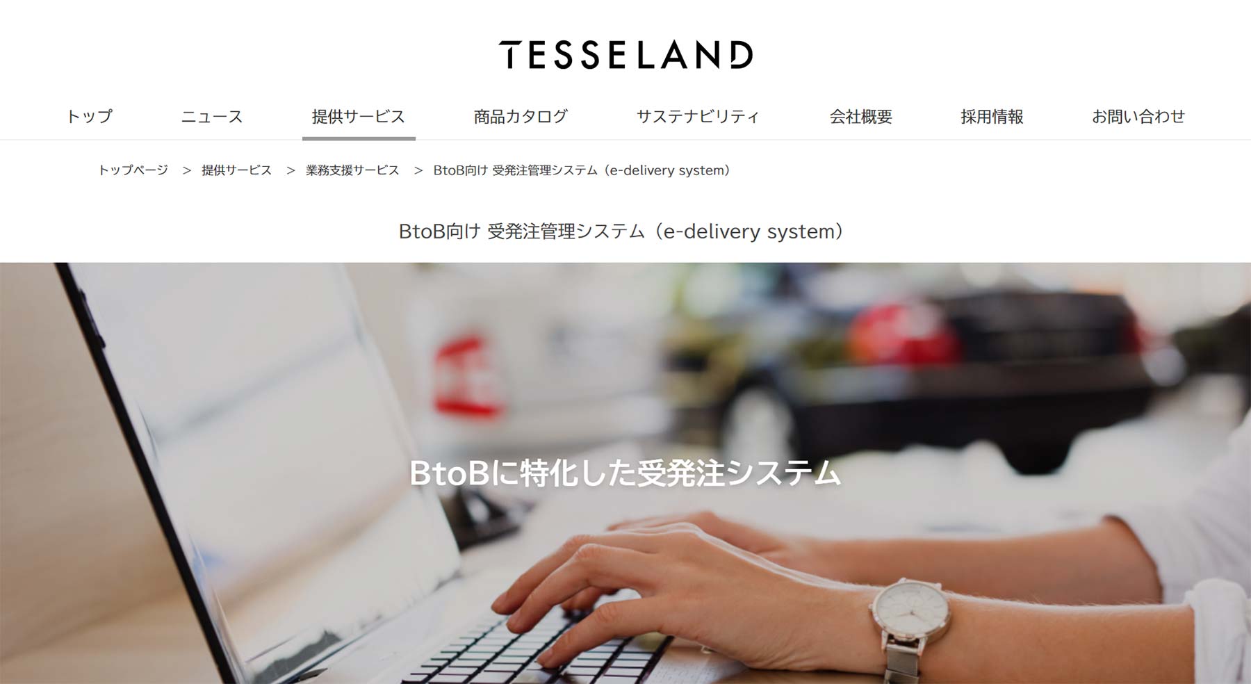 e-delivery system公式Webサイト