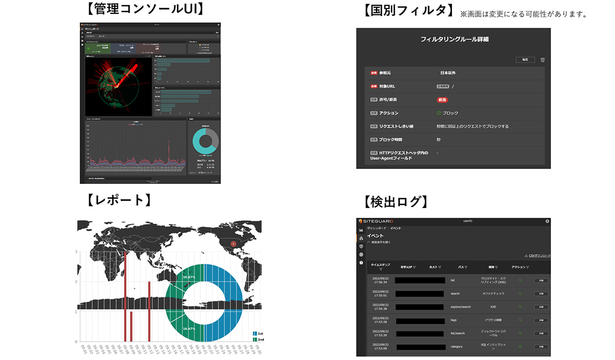 ユーザビリティを考えたシンプルな画面で、直感的な操作が可能