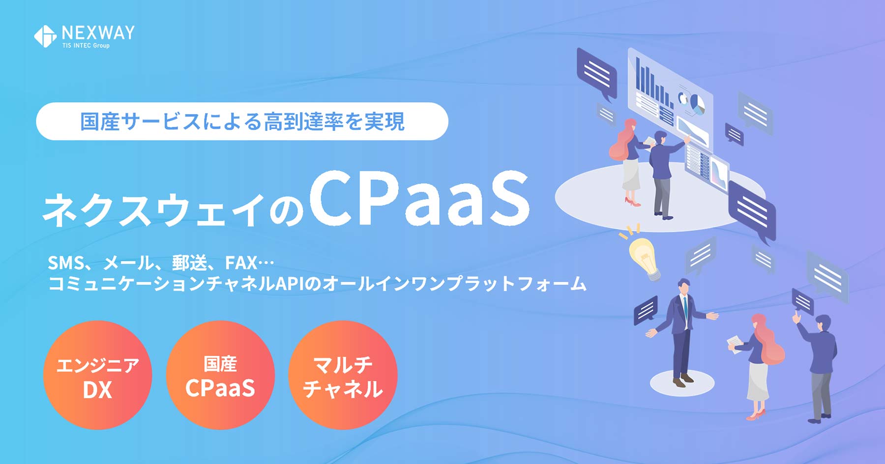 ネクスウェイのCPaaS公式Webサイト