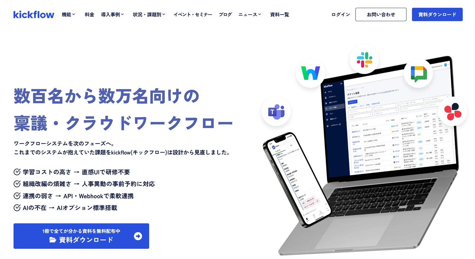 kickflow公式Webサイト