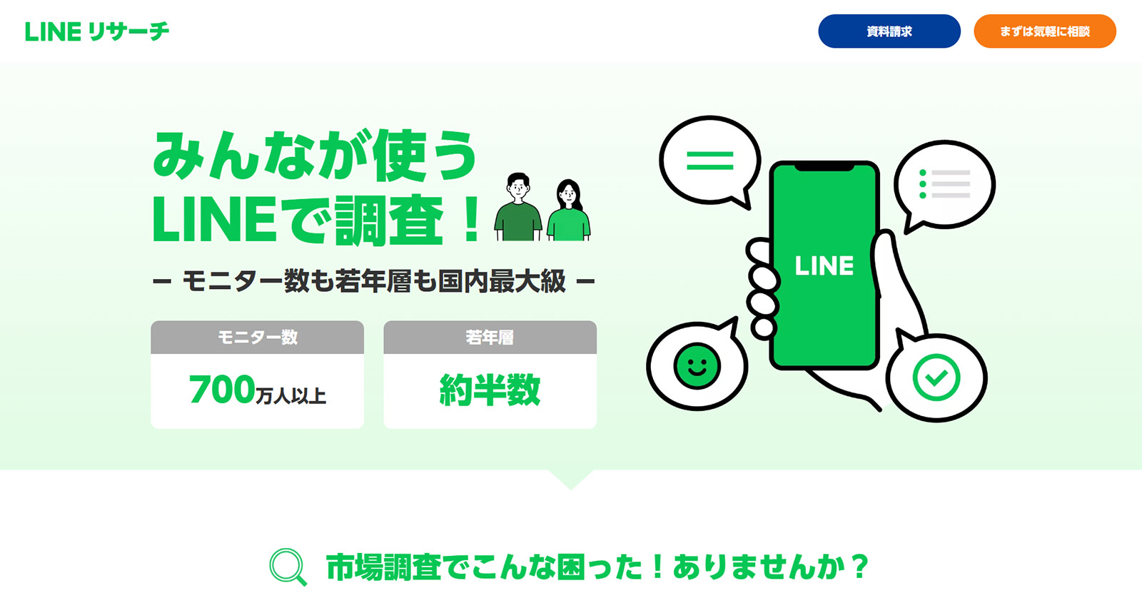 LINEリサーチ公式Webサイト