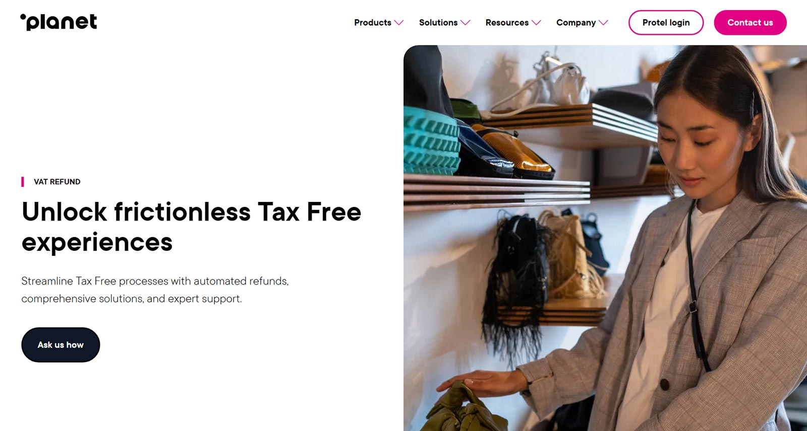 Planet Tax Free公式Webサイト