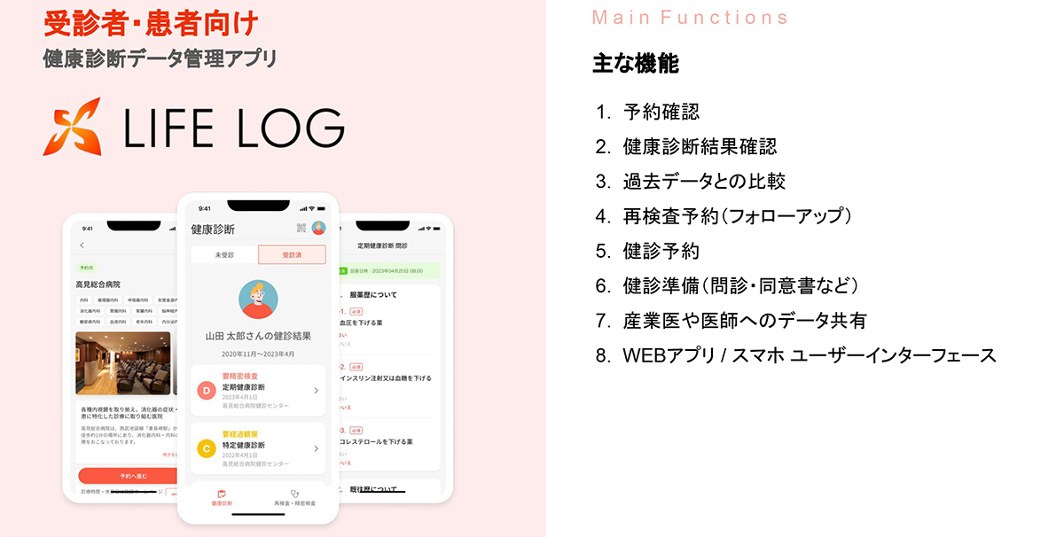 予約・問診・結果参照の利便性を高めて、健診にまつわる悩みを解消