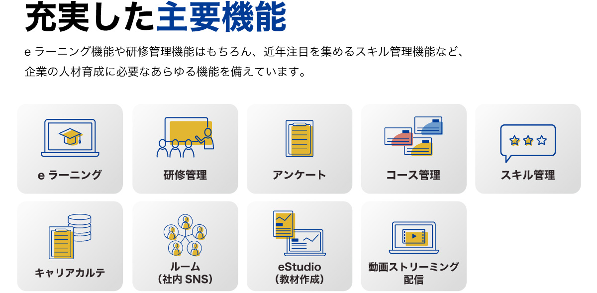 CAREERSHIPの主要機能