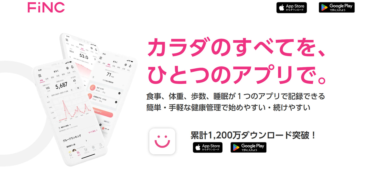 FiNC公式Webサイト