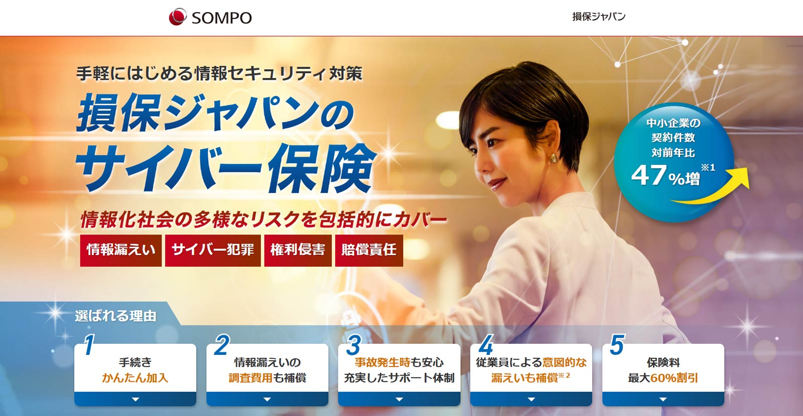 サイバー保険公式Webサイト