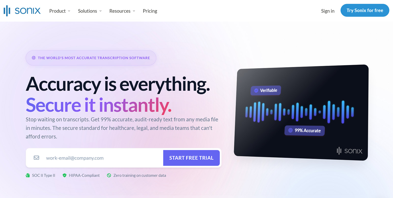 sonix公式Webサイト