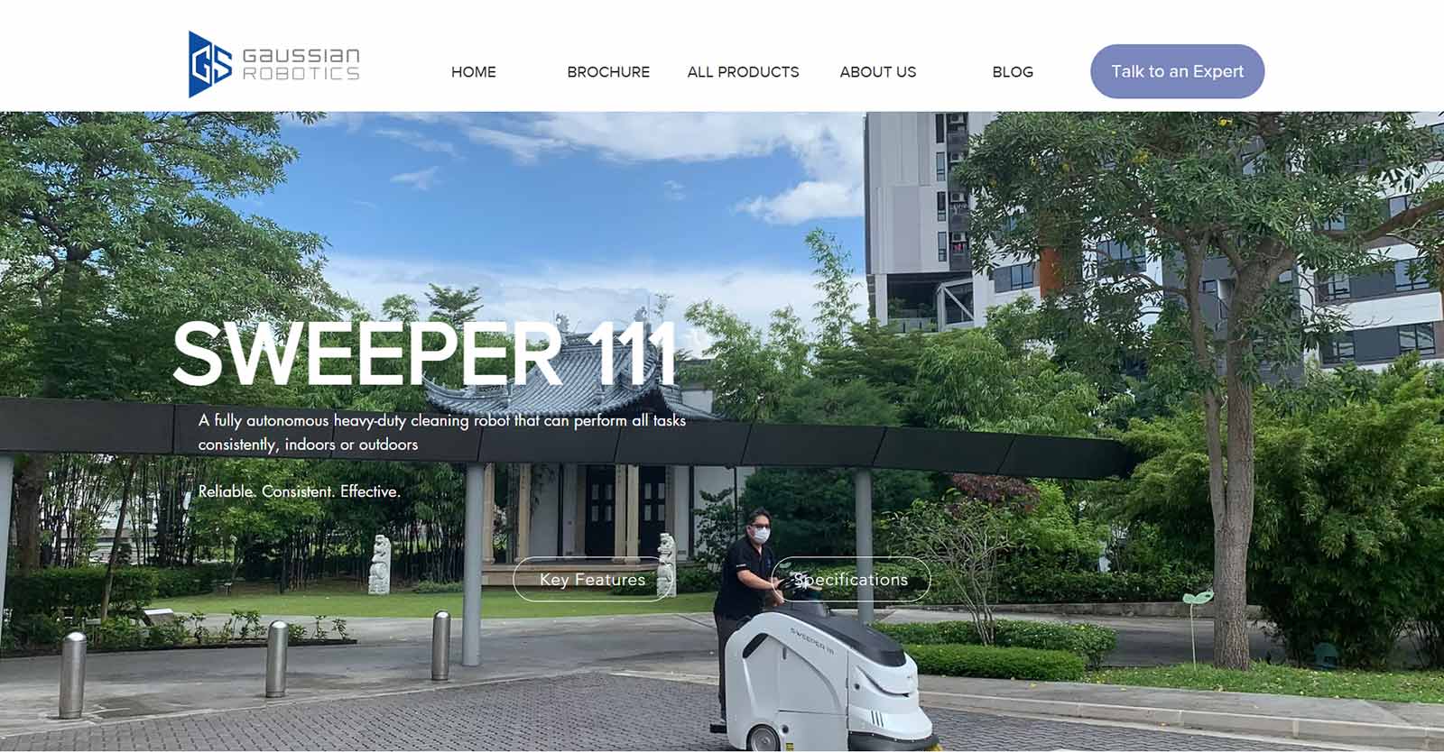 Sweeper 111公式Webサイト