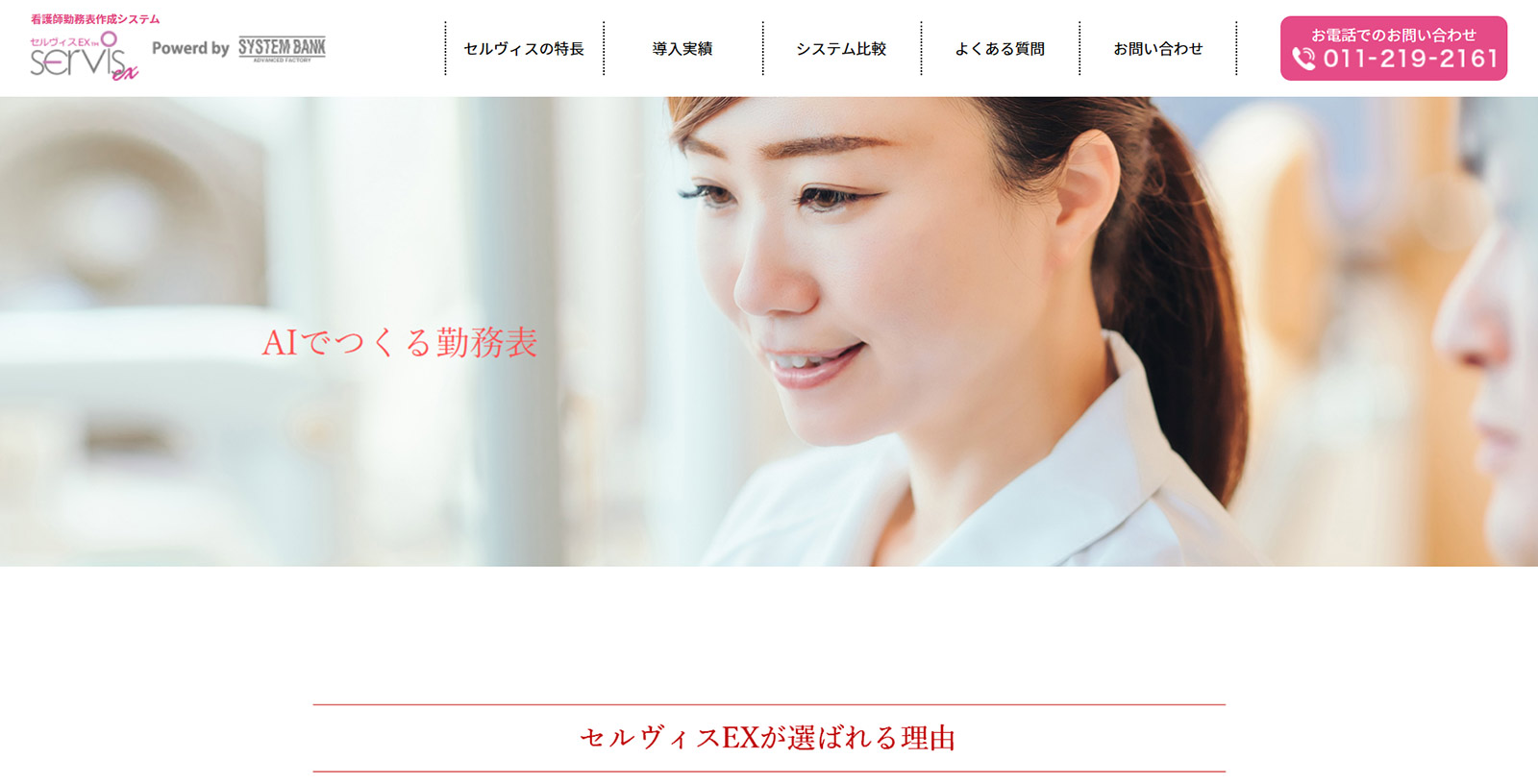 セルヴィスEX公式Webサイト