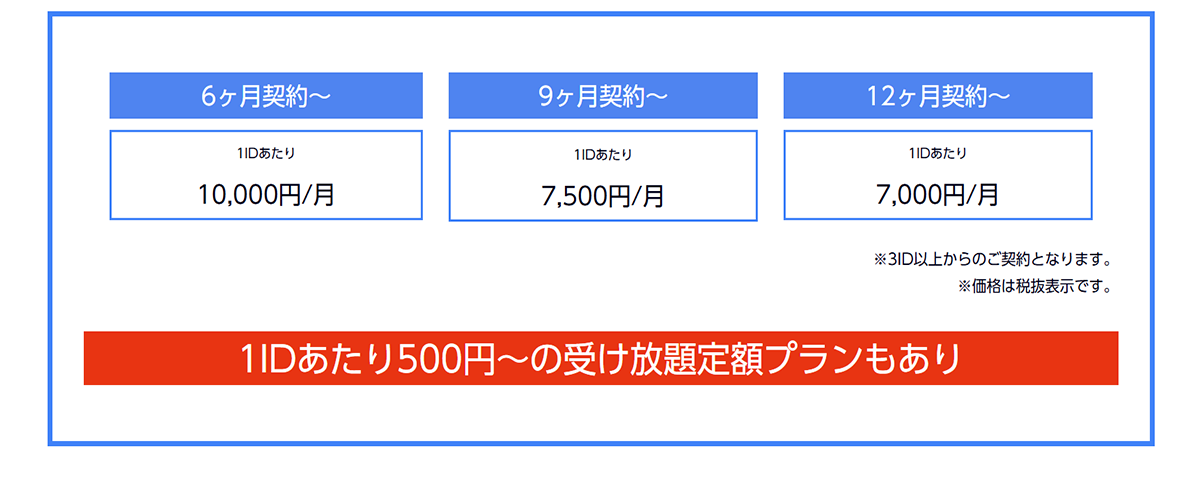 料金表