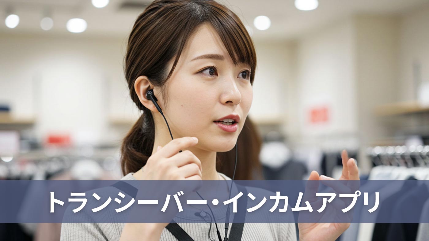 トランシーバー・インカムアプリ