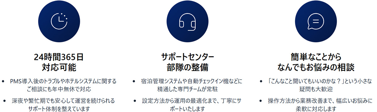 充実したサポート体制で導入から運用まで安心サポート