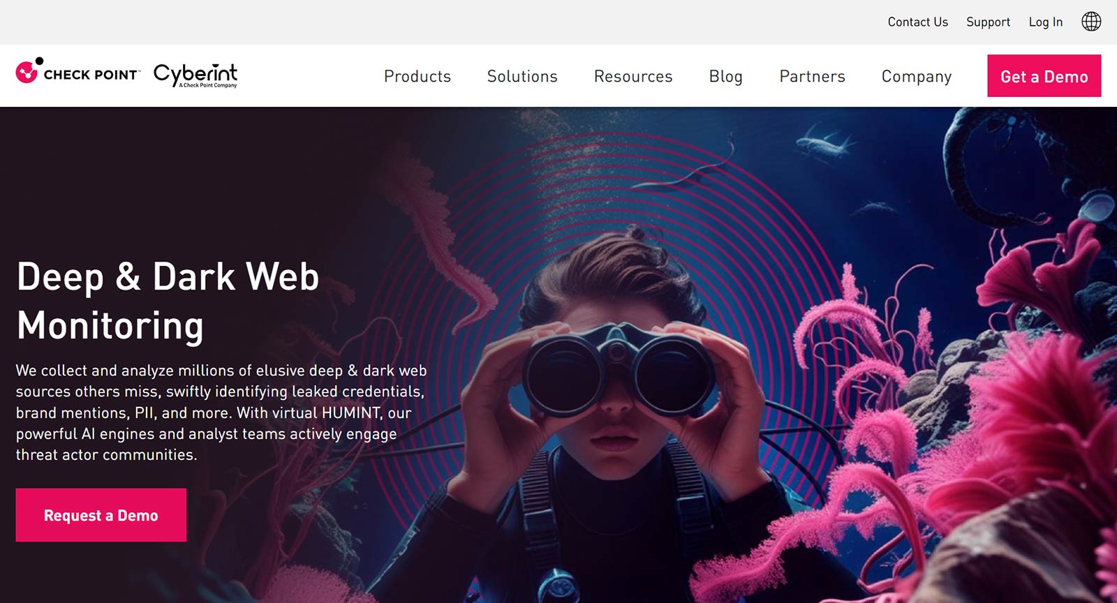 Deep & Dark Web Monitoring公式Webサイト