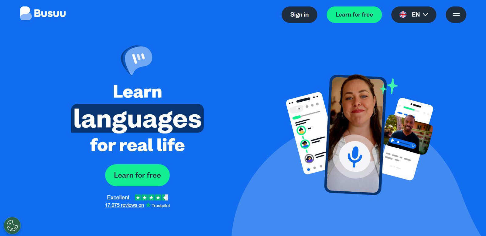 Busuu公式Webサイト