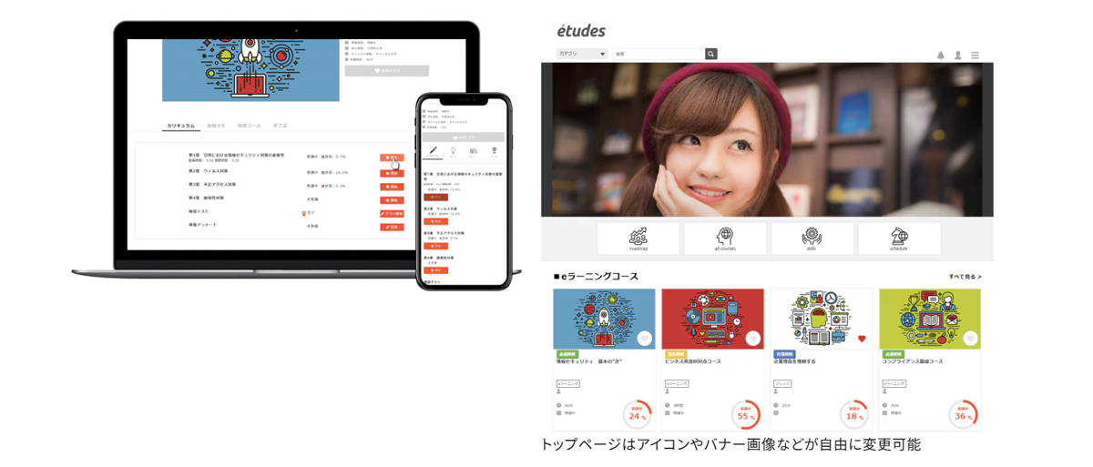 拡張性に優れたLMSサービス