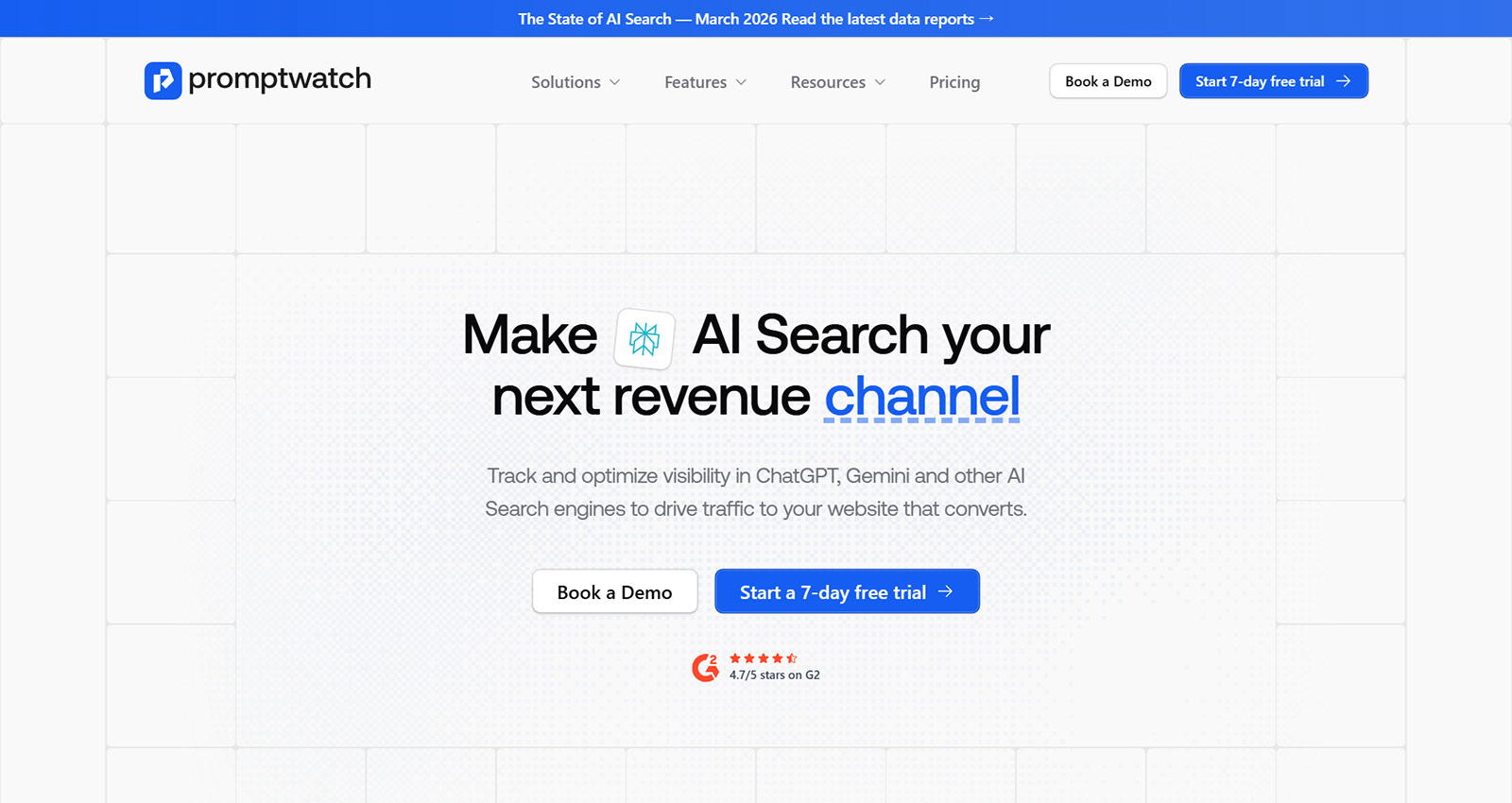 Promptwatch公式Webサイト