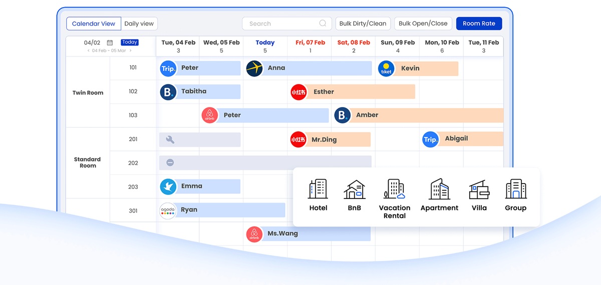 グローバルに20万件以上の導入実績を誇るクラウド型オールインワン宿泊管理システム