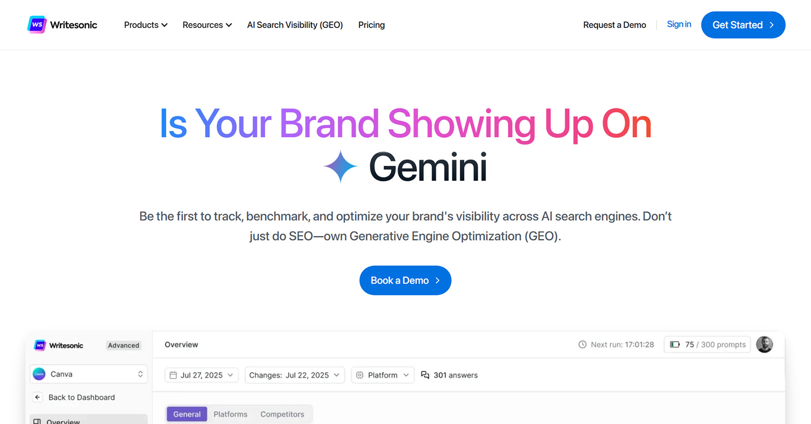 Writesonic公式Webサイト