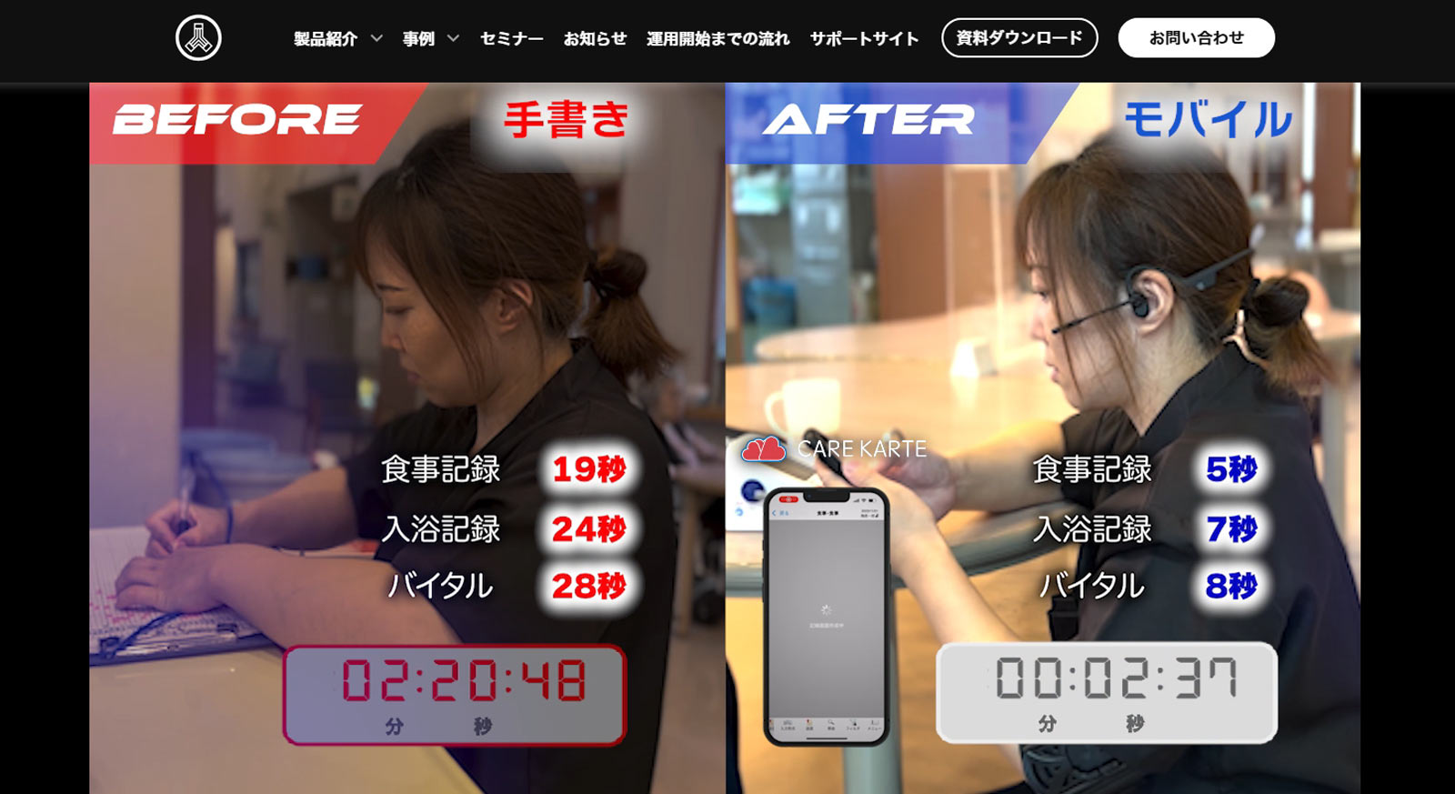 CAREKARTE公式Webサイト