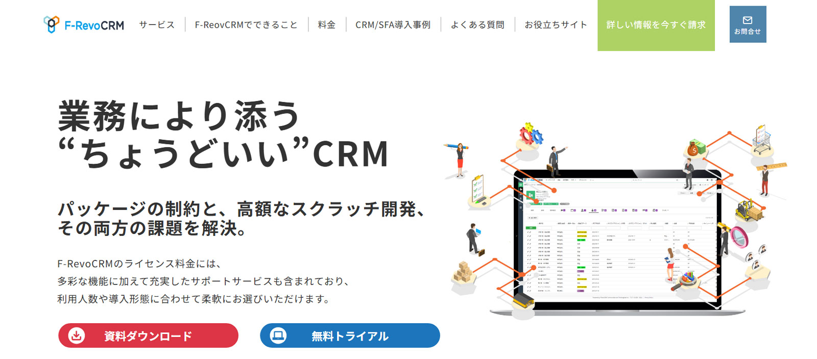 F-RevoCRM公式Webサイト