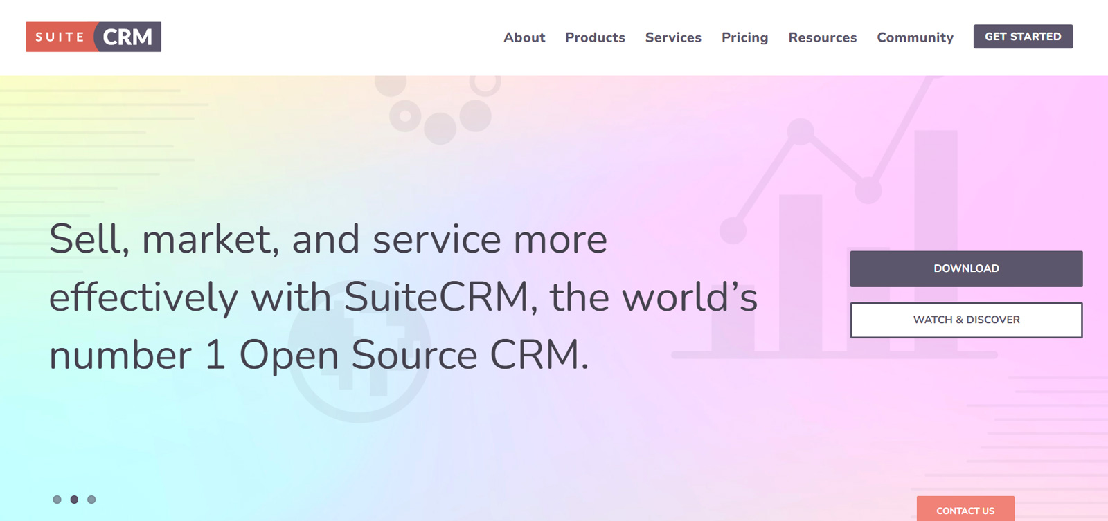 SuiteCRM公式Webサイト