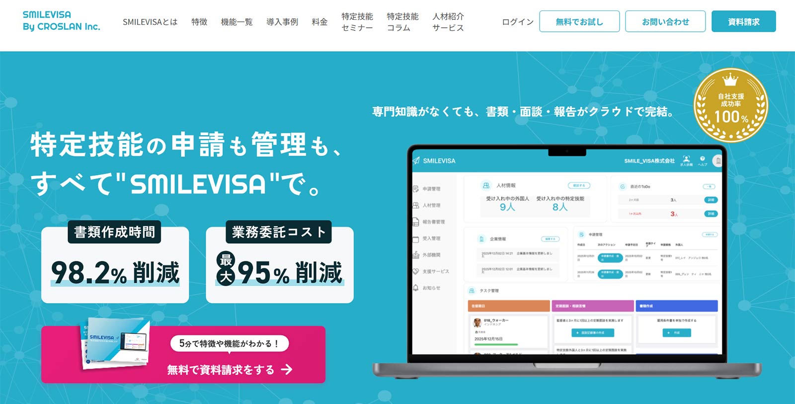 SMILEVISA公式Webサイト