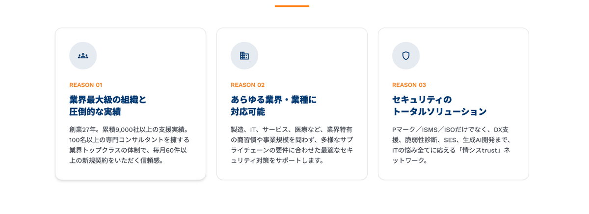 総合的な認証・運用支援に強みを持つセキュリティ対策の伴走サポートサービス
