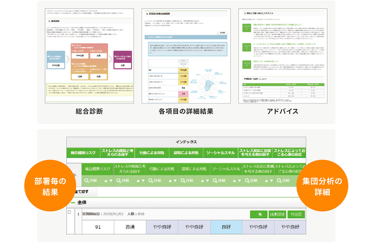 わかりやすい集団分析で組織課題を明確化