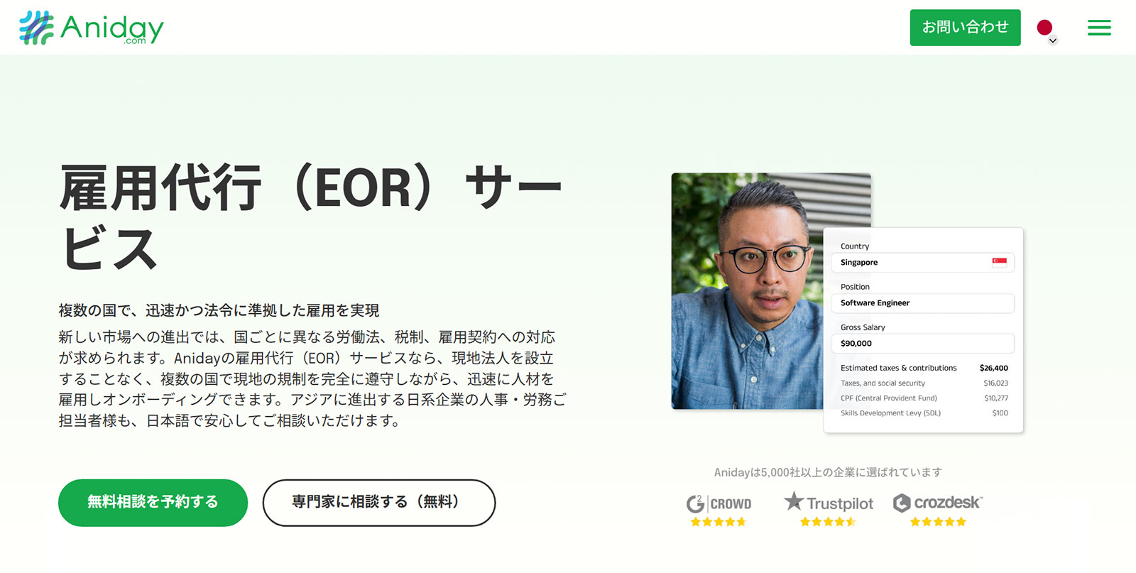 Aniday公式Webサイト