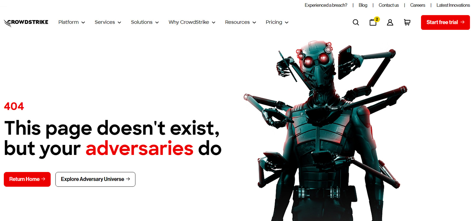 CrowdStrike Falcon AI Detection and Response公式Webサイト